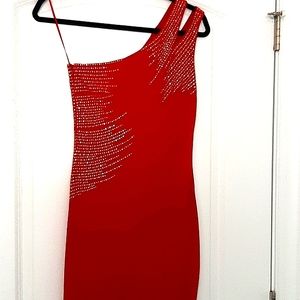 Cache one-shoulder dress size 0